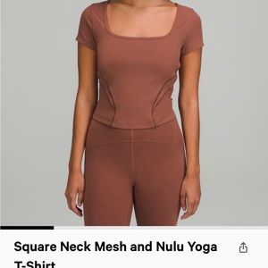 Lululemon Mesh Nulu Yoga Top